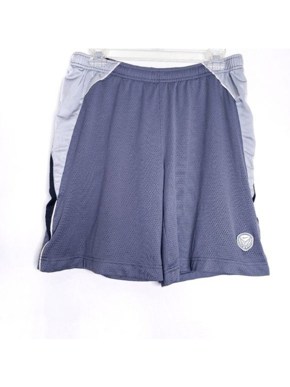 Nike Gray Basketball Pull On Drawstring Athletic Shorts Boys Youth Size Large